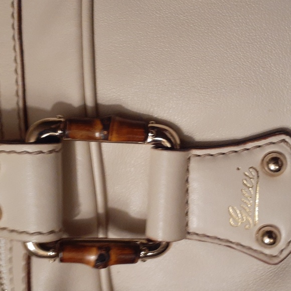 GUCCI BAMBOO AUTHENTIC BOSTON BAG EUC - Picture 2 of 16